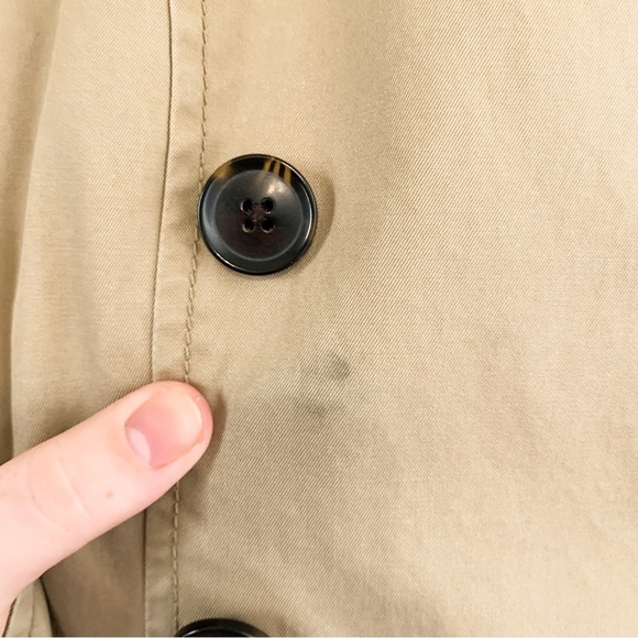 Banana Republic Women’s Flared Trench Coat Sz S - Picture 13 of 14